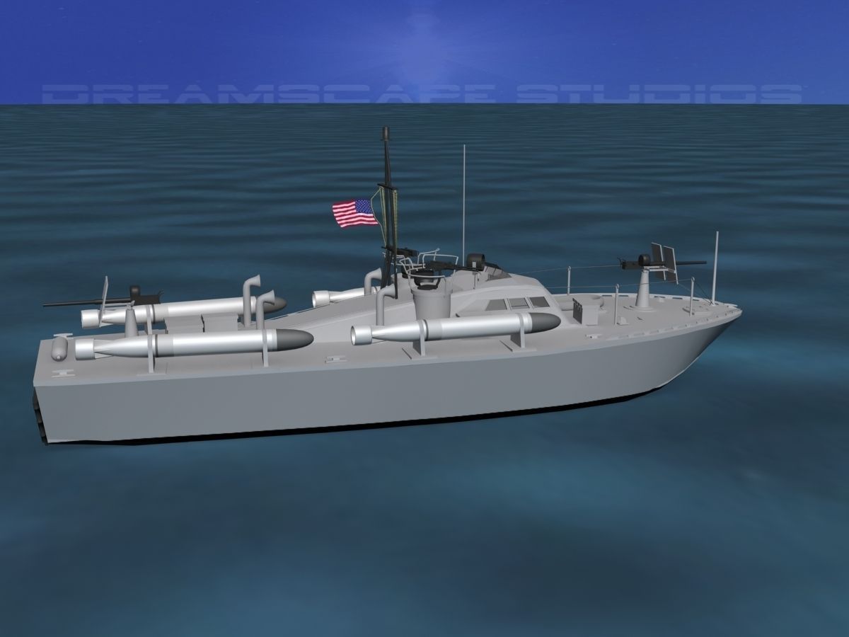 Patrol Torpedo Boat 3D model_4