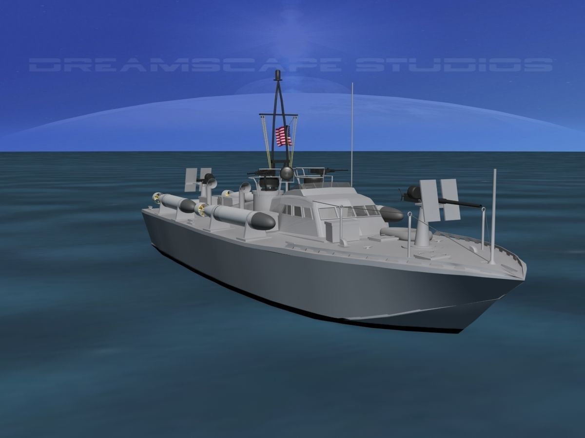 Patrol Torpedo Boat 3D model_2