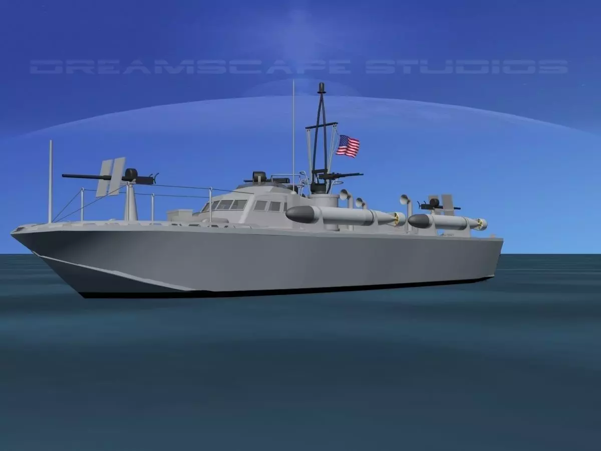 Patrol Torpedo Boat 3D model_0