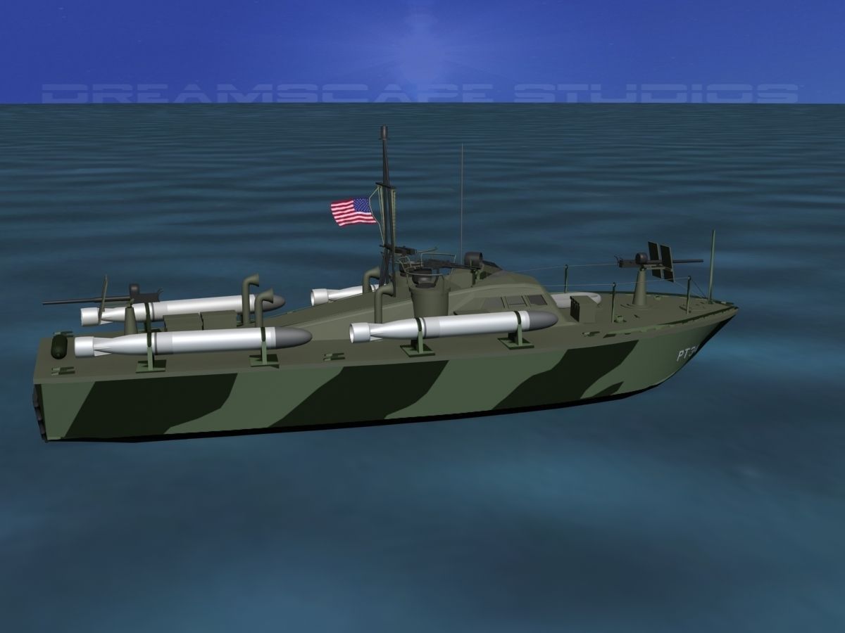 Patrol Torpedo Boat PT34 3D model_4