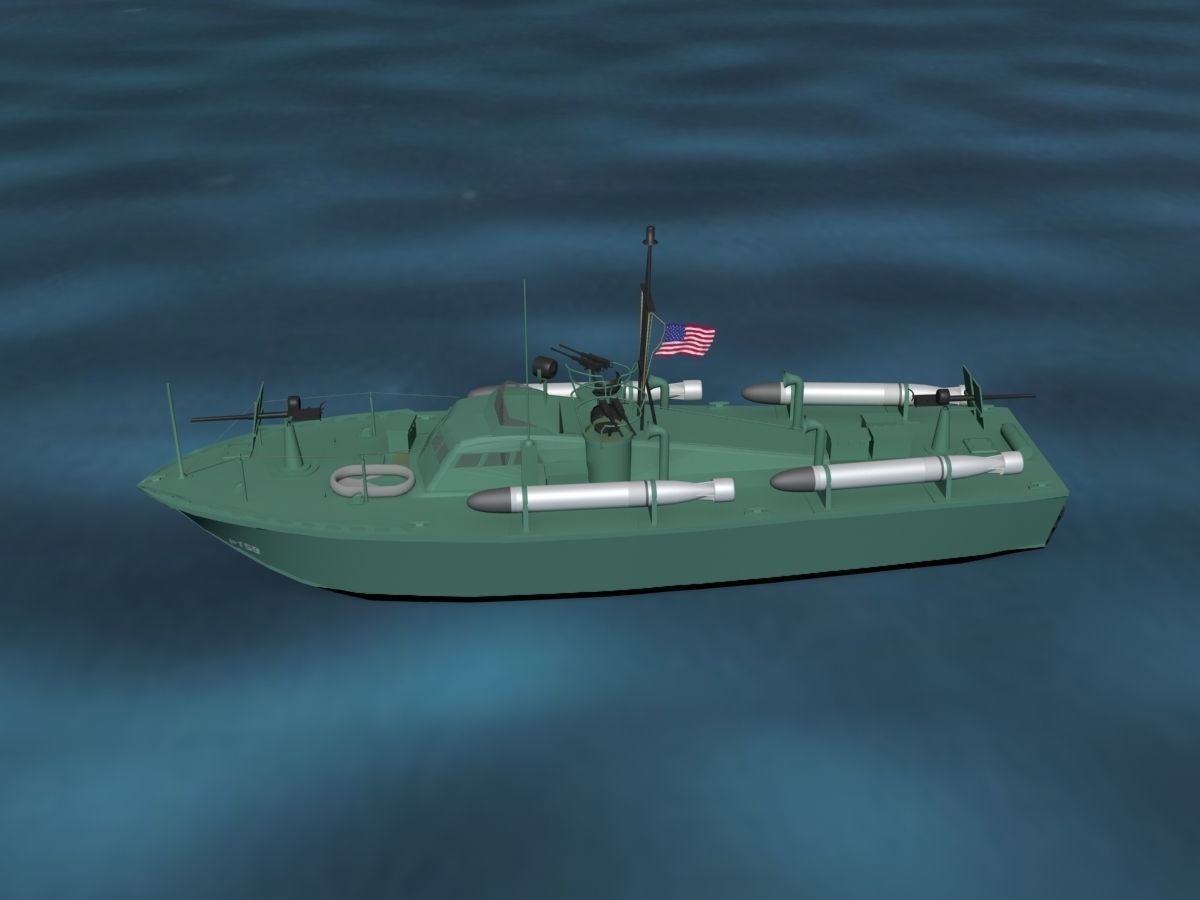 Patrol Torpedo Boat PT59 3D model_10