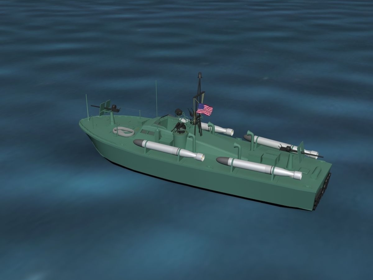 Patrol Torpedo Boat PT59 3D model_7