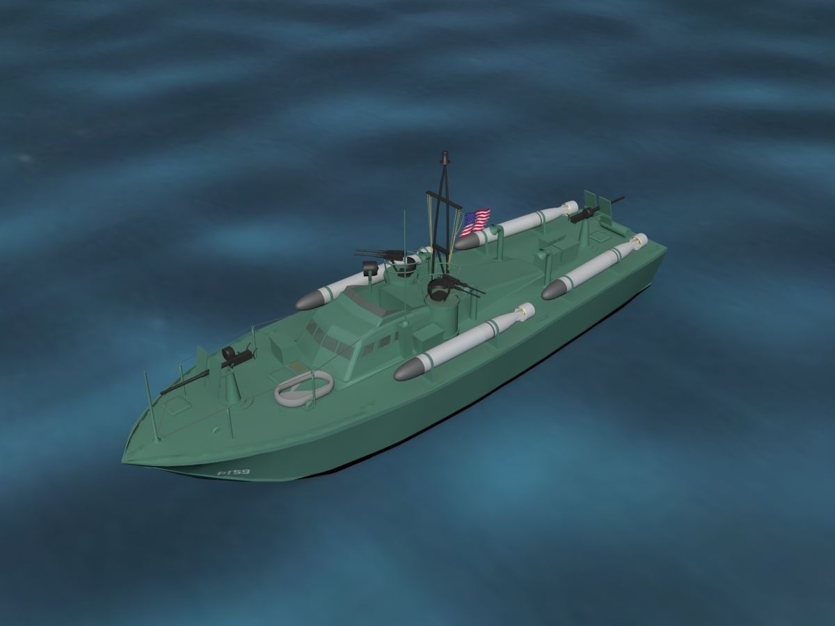 Patrol Torpedo Boat PT59 3D model_9