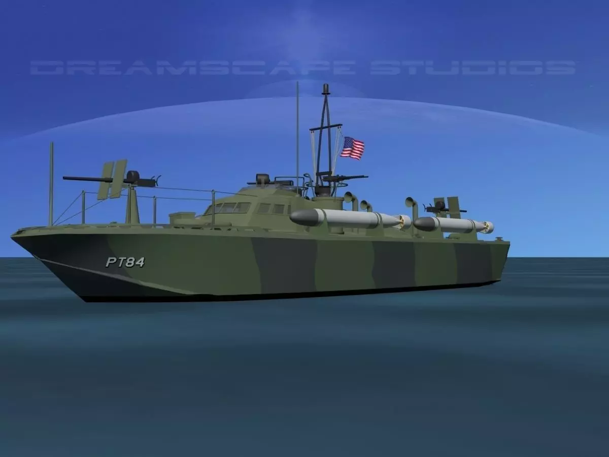 Patrol Torpedo Boat PT84 3D model