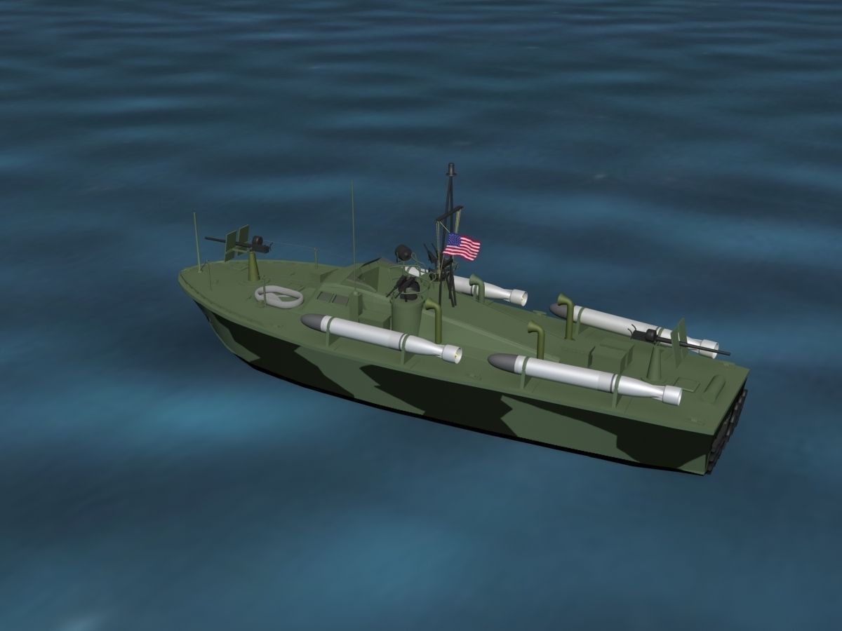 Patrol Torpedo Boat PT252 3D model_9