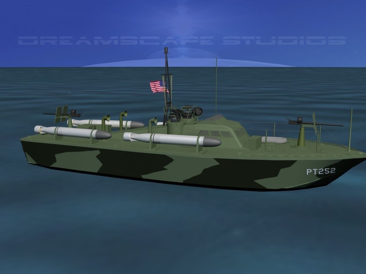 Patrol Torpedo Boat PT252 3D model_3