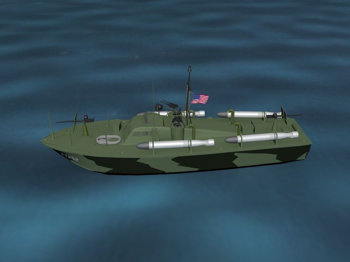 Patrol Torpedo Boat PT252 3D model_6