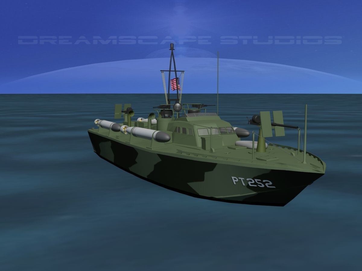 Patrol Torpedo Boat PT252 3D model_2
