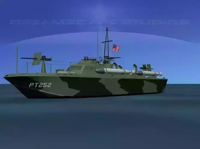 Patrol Torpedo Boat PT252 3D model