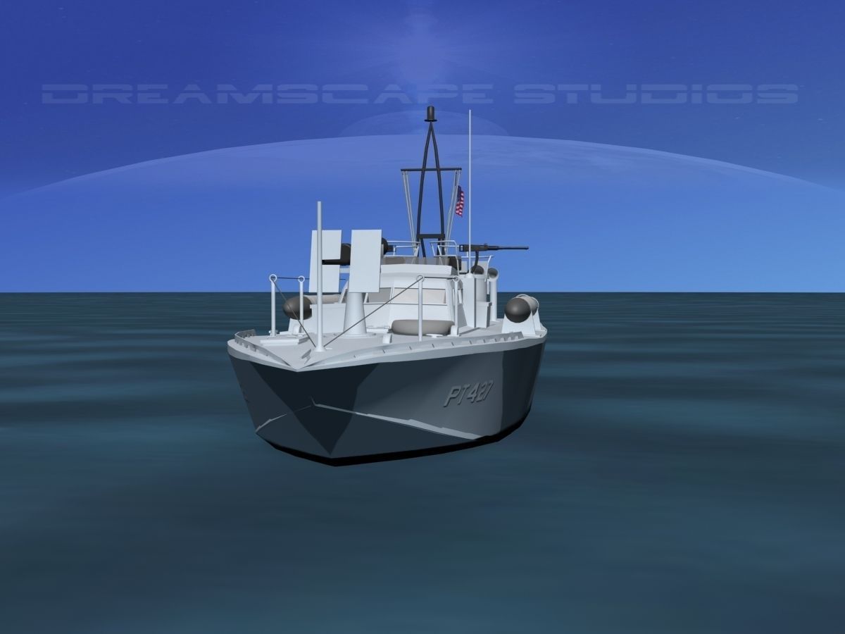 Patrol Torpedo Boat PT427 3D model_1