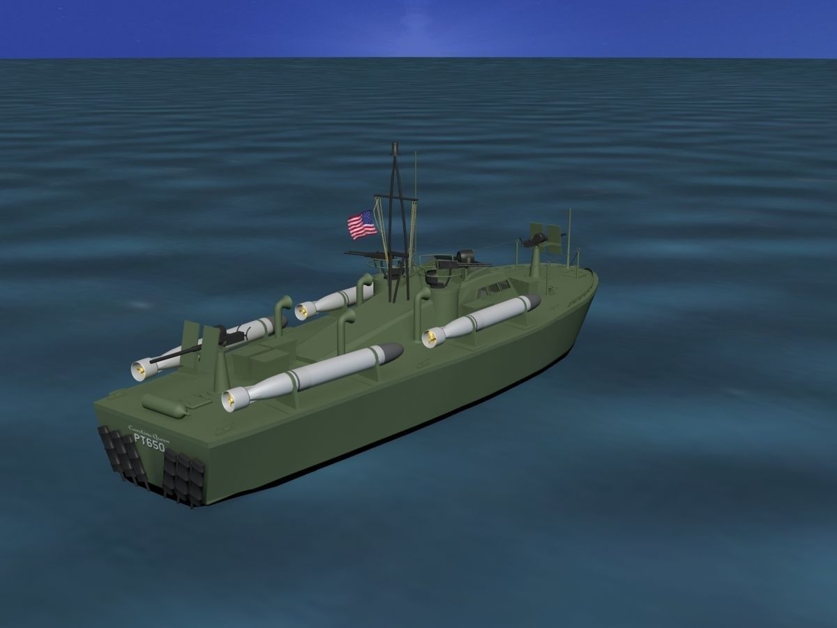 Higgins Class PT Boat PT650 3D model_5
