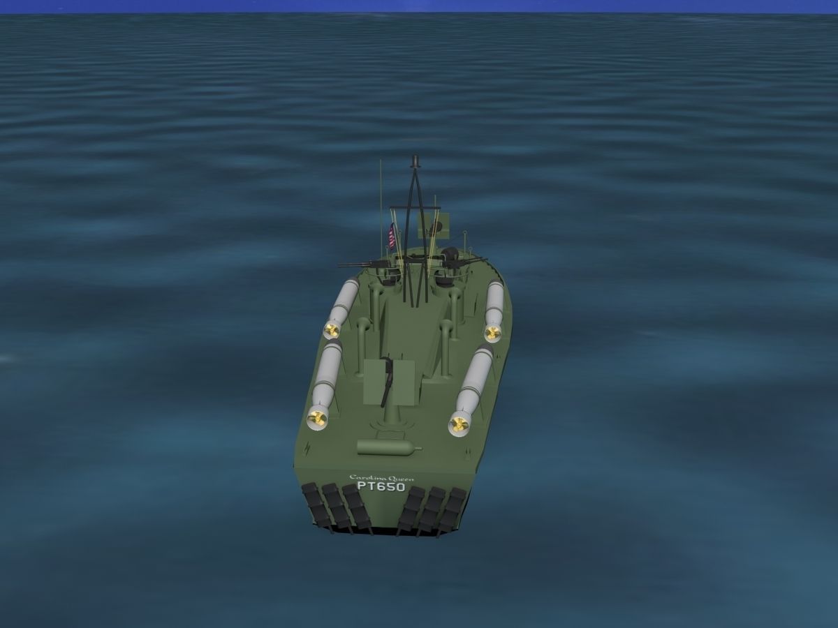 Higgins Class PT Boat PT650 3D model_6
