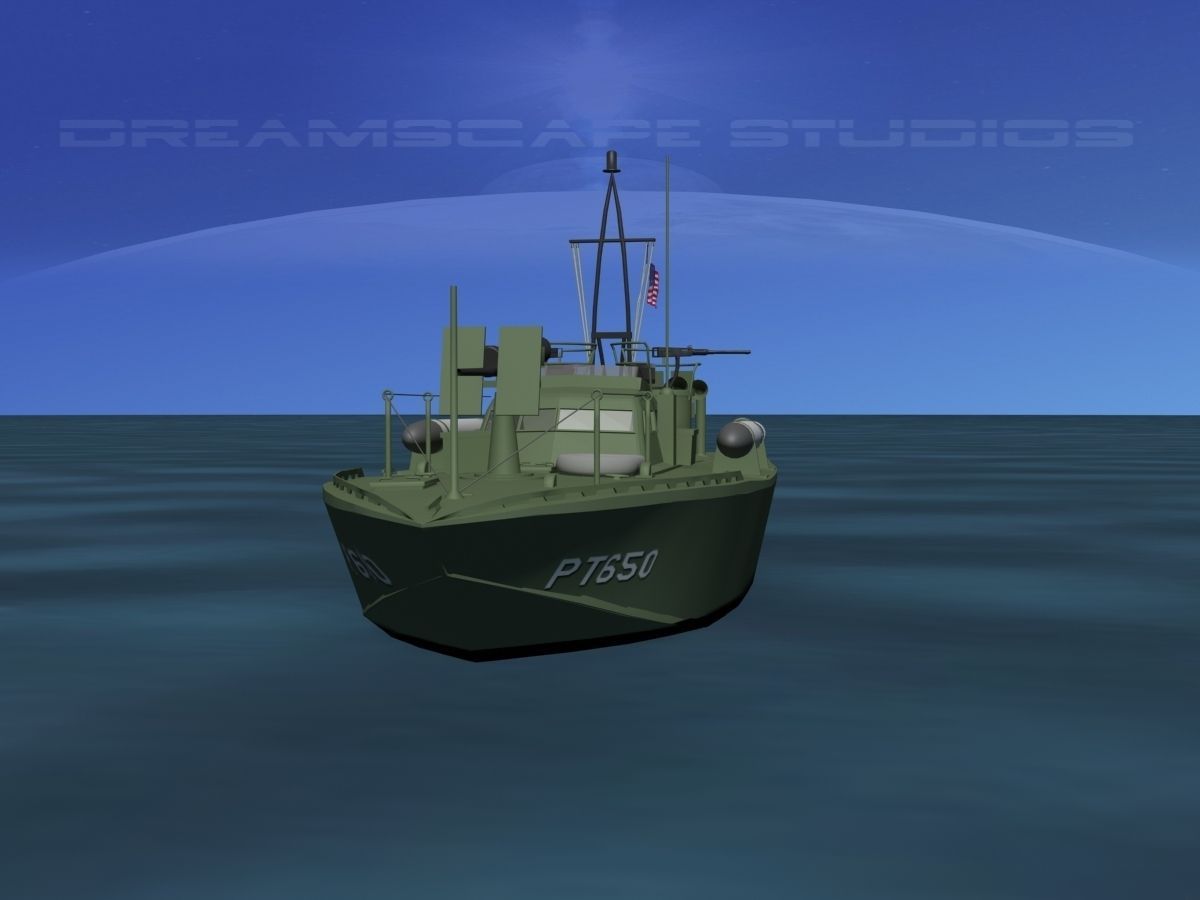Higgins Class PT Boat PT650 3D model_1