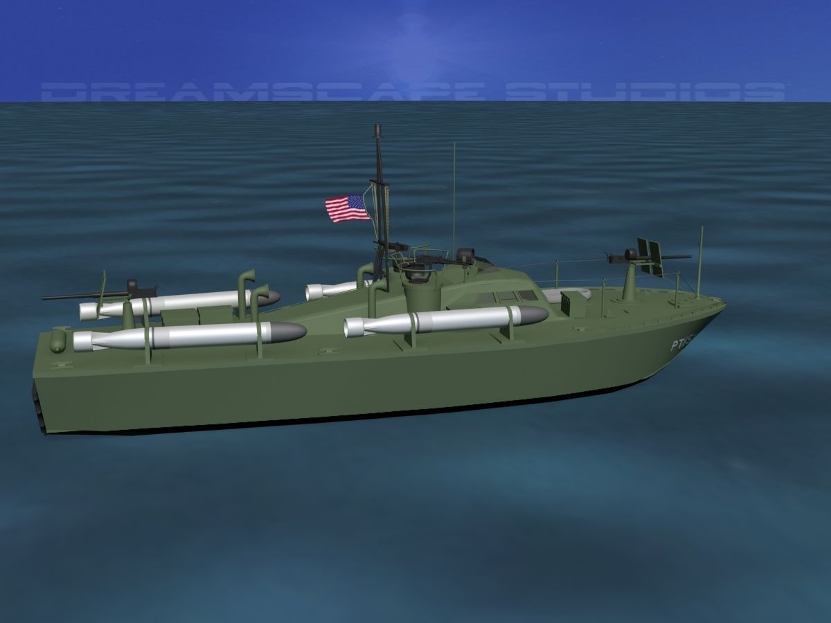 Higgins Class PT Boat PT650 3D model_4