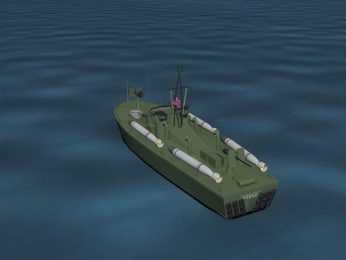 Higgins Class PT Boat PT650 3D model_7