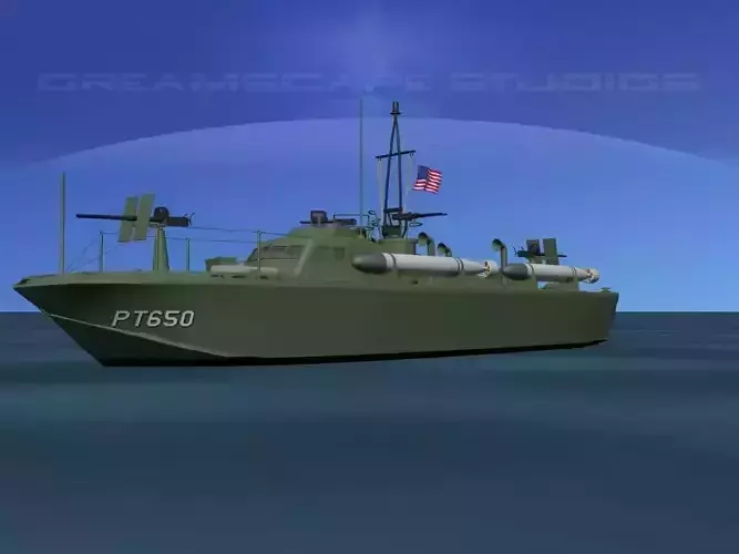 Higgins Class PT Boat PT650 3D model