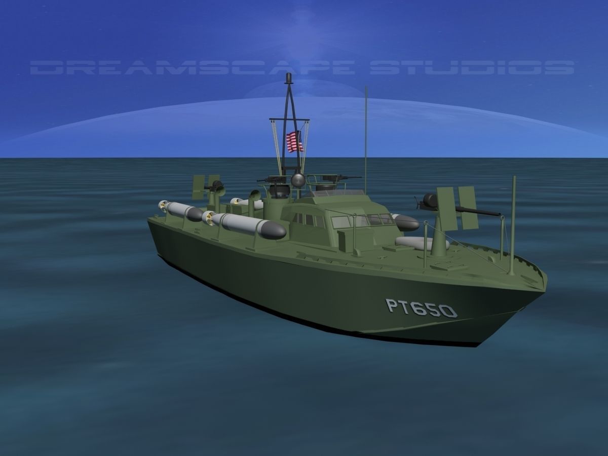 Higgins Class PT Boat PT650 3D model_2