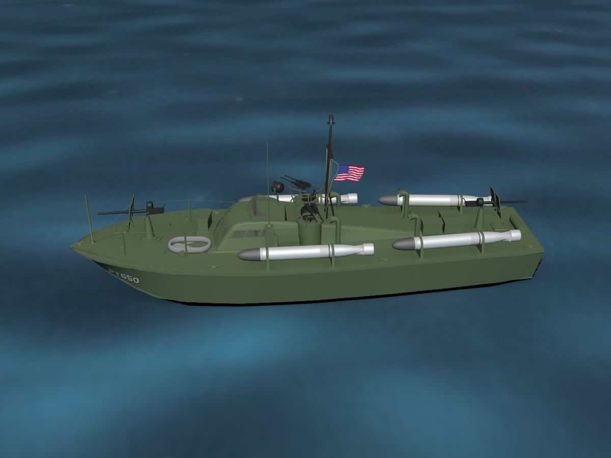 Higgins Class PT Boat PT650 3D model_9