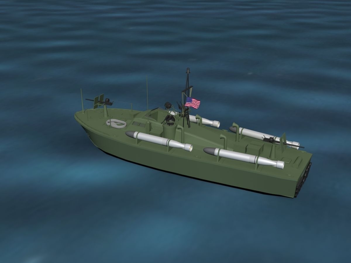 Higgins Class PT Boat PT650 3D model_8