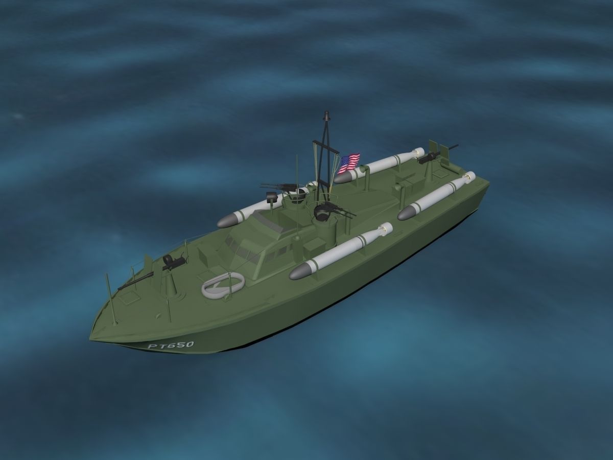Higgins Class PT Boat PT650 3D model_10
