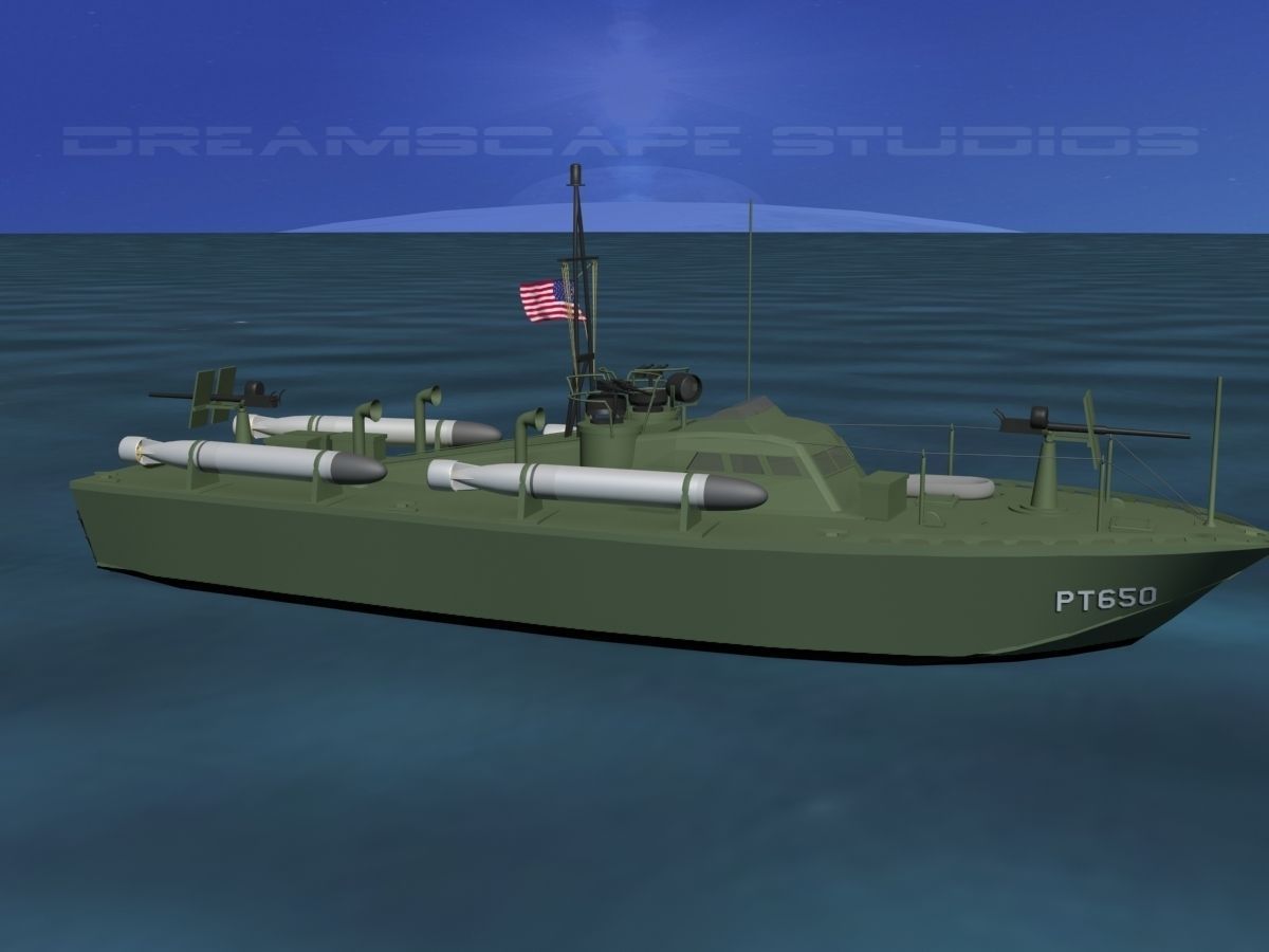 Higgins Class PT Boat PT650 3D model_3
