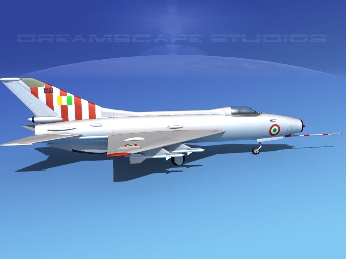 MIG-21 Fishbed V03 3D model_4