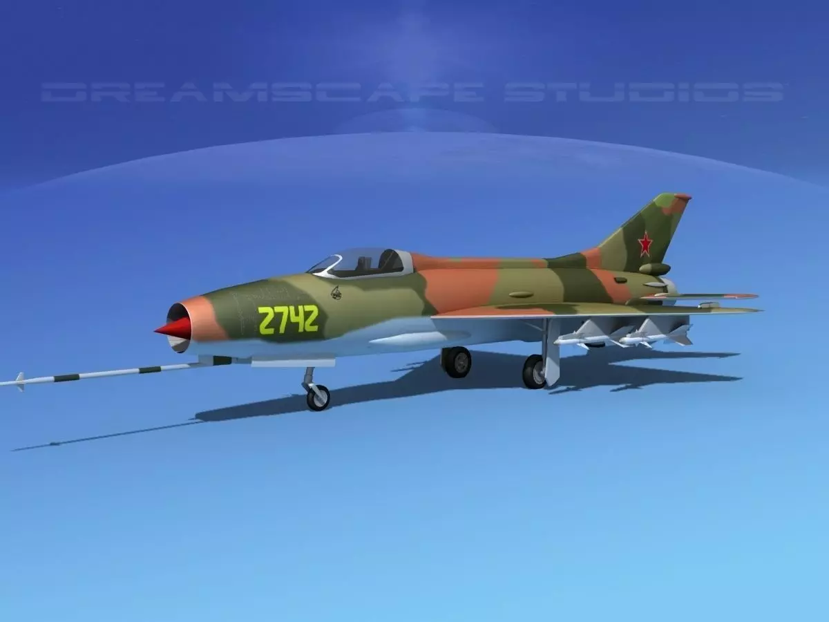 MIG-21 Fishbed V06 3D model_0