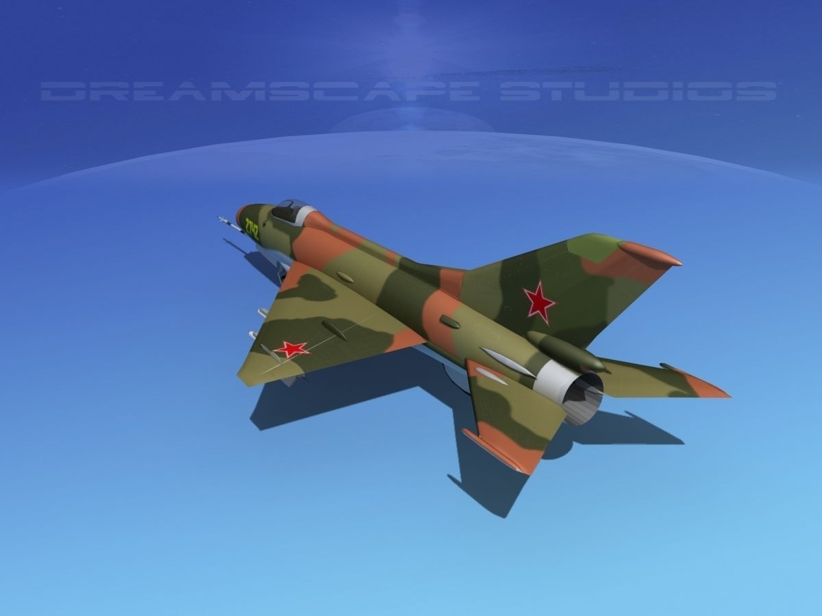MIG-21 Fishbed V06 3D model_7