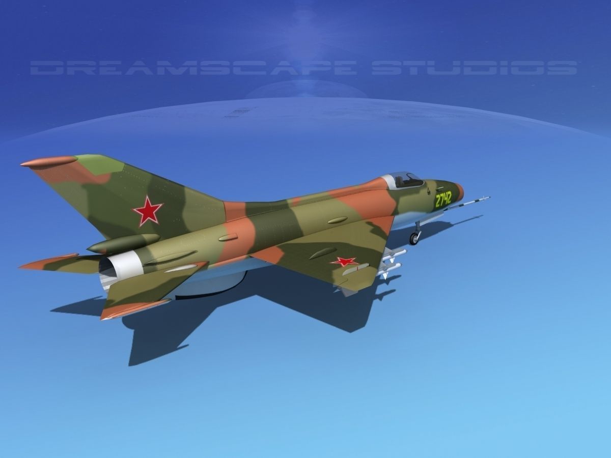 MIG-21 Fishbed V06 3D model_5