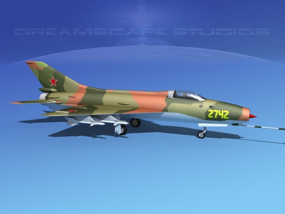 MIG-21 Fishbed V06 3D model_3