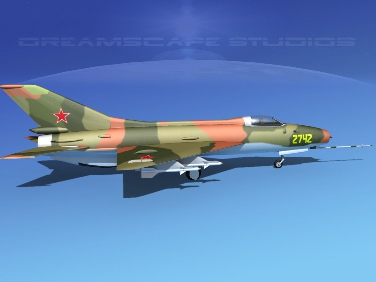 MIG-21 Fishbed V06 3D model_4