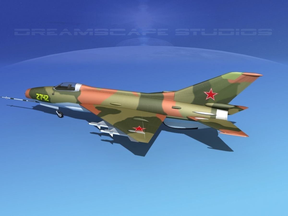 MIG-21 Fishbed V06 3D model_8