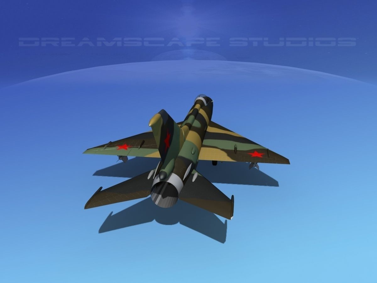 MIG-21 Fishbed V07 3D model_6