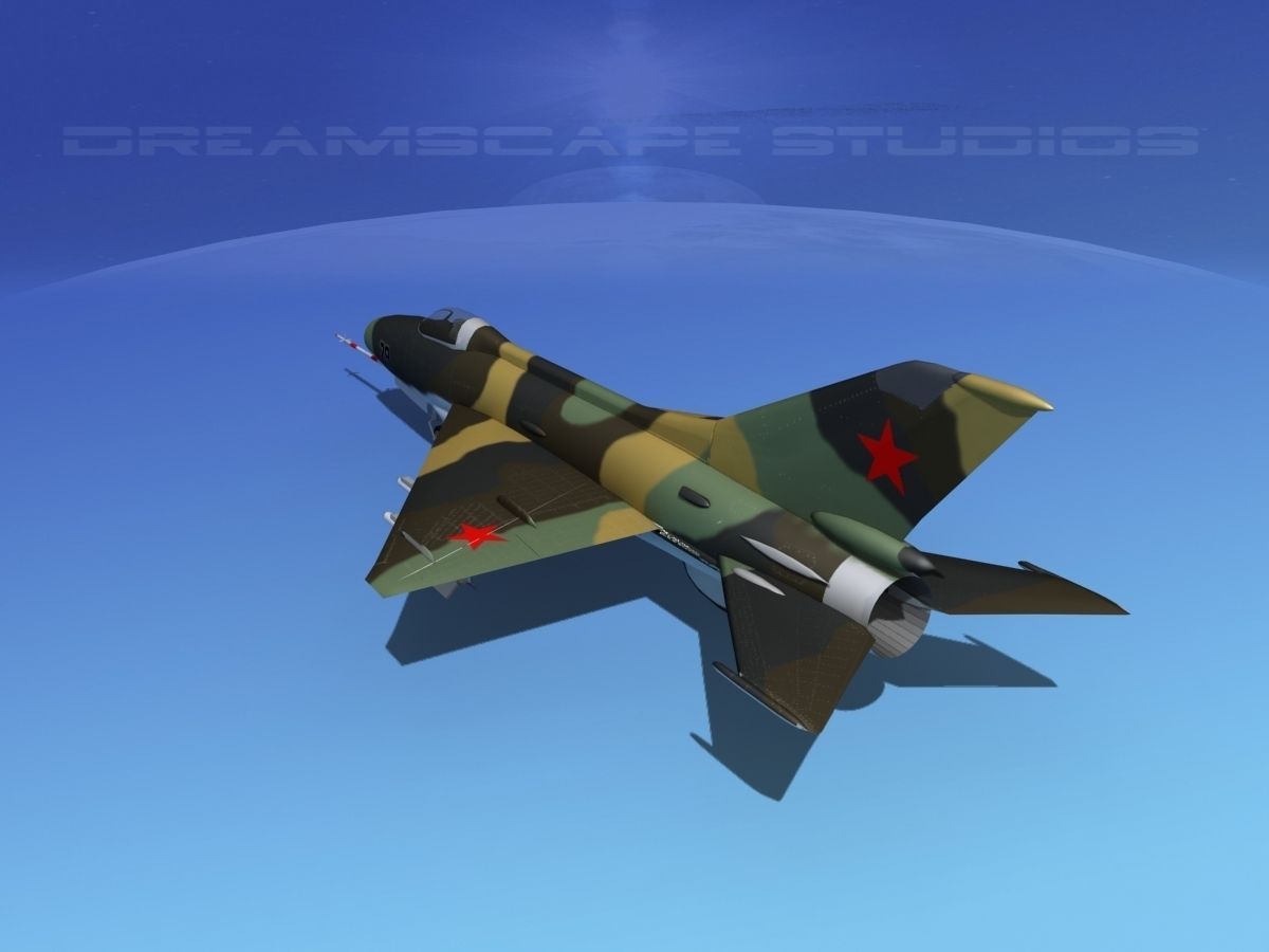 MIG-21 Fishbed V07 3D model_7
