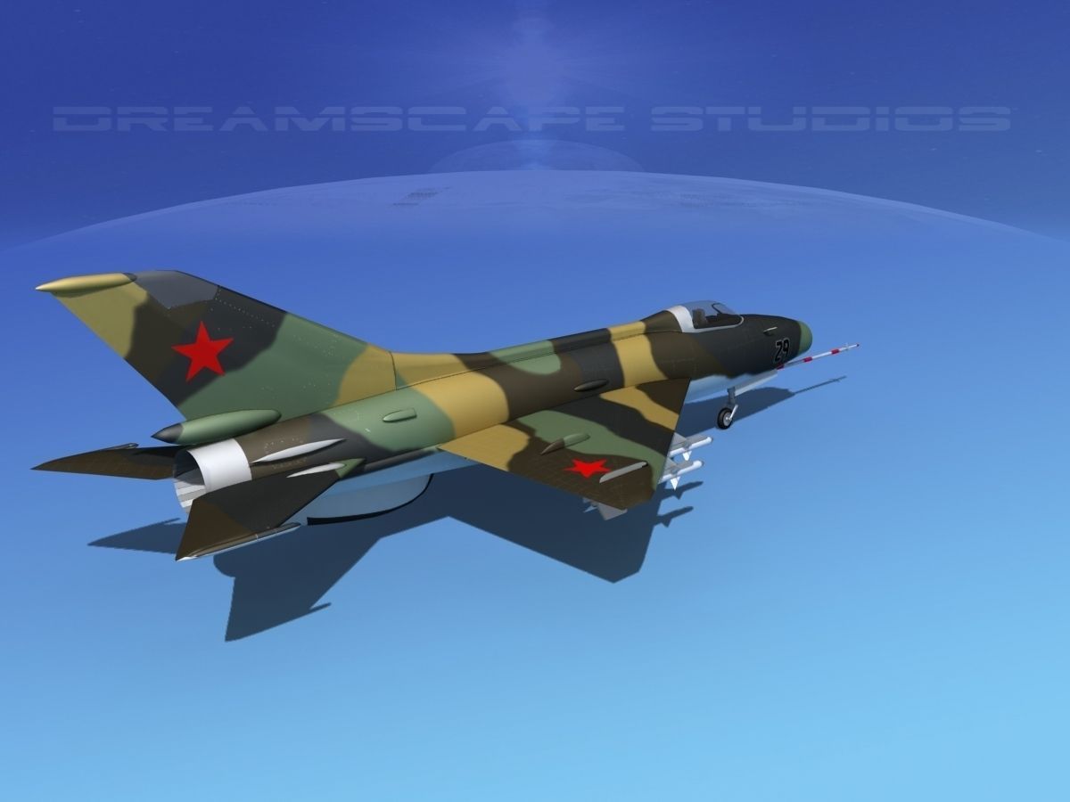 MIG-21 Fishbed V07 3D model_5