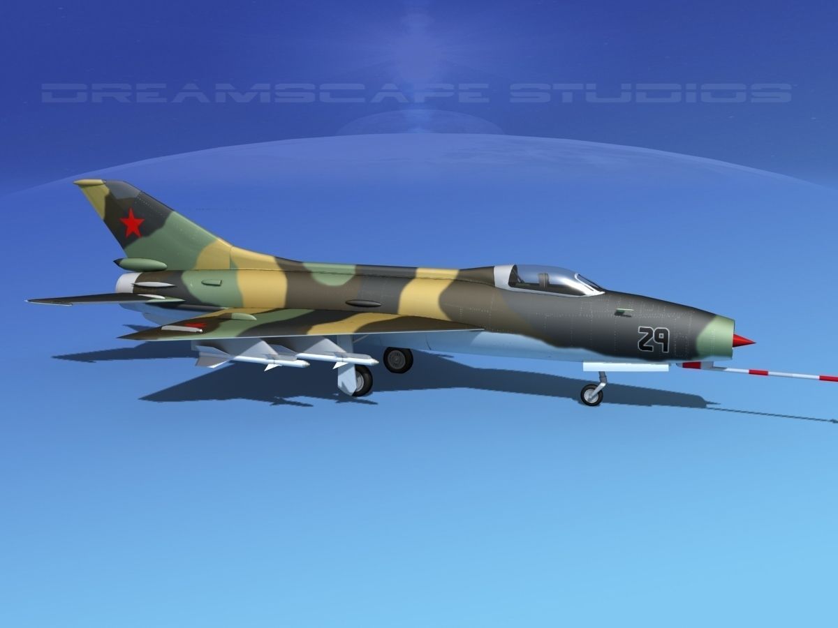MIG-21 Fishbed V07 3D model_3