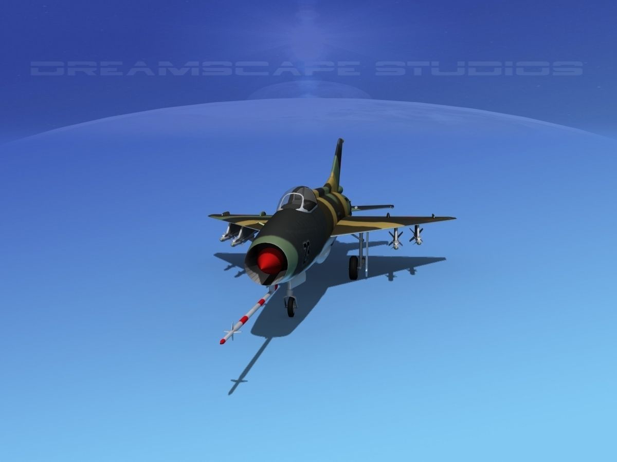 MIG-21 Fishbed V07 3D model_1