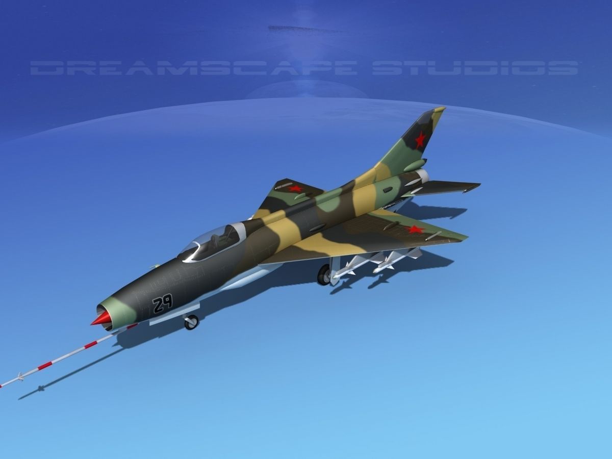 MIG-21 Fishbed V07 3D model_10