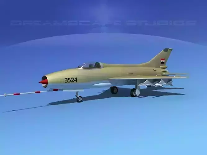 MIG-21 Fishbed V09 3D model