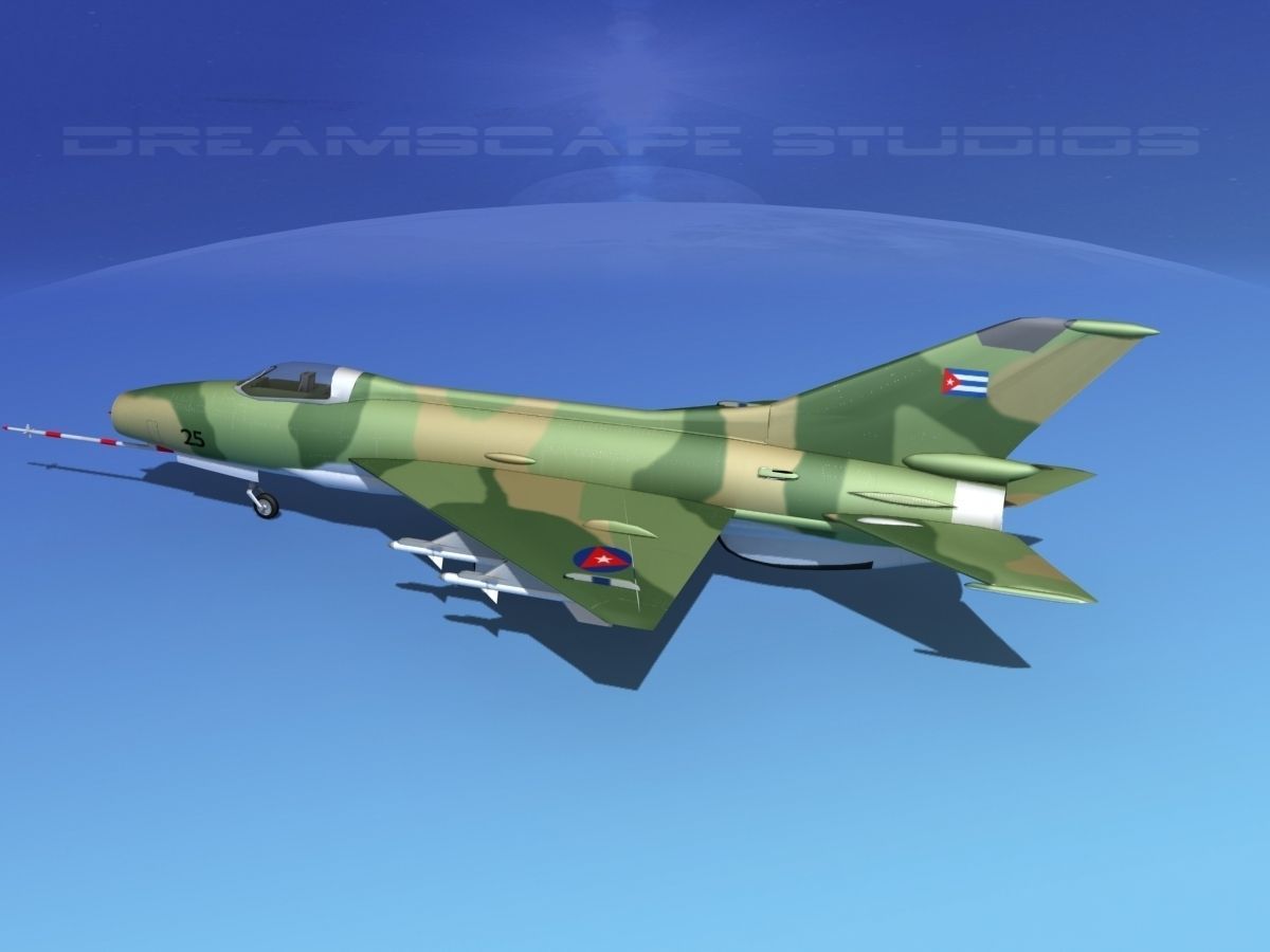 MIG-21 Fishbed V10 3D model_8