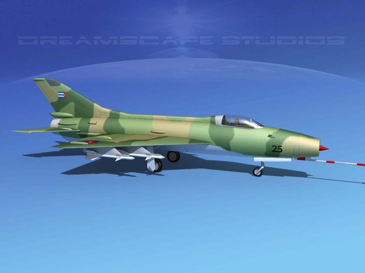 MIG-21 Fishbed V10 3D model_3