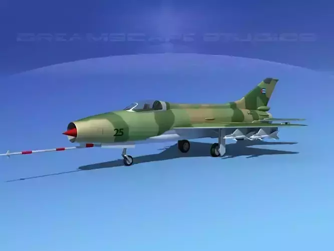 MIG-21 Fishbed V10 3D model