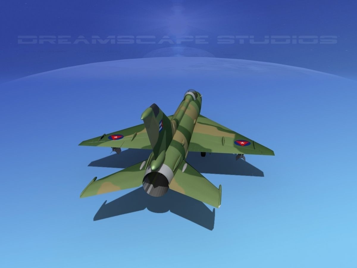 MIG-21 Fishbed V10 3D model_6