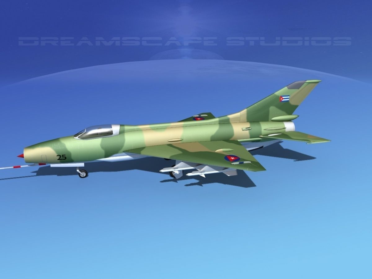 MIG-21 Fishbed V10 3D model_9