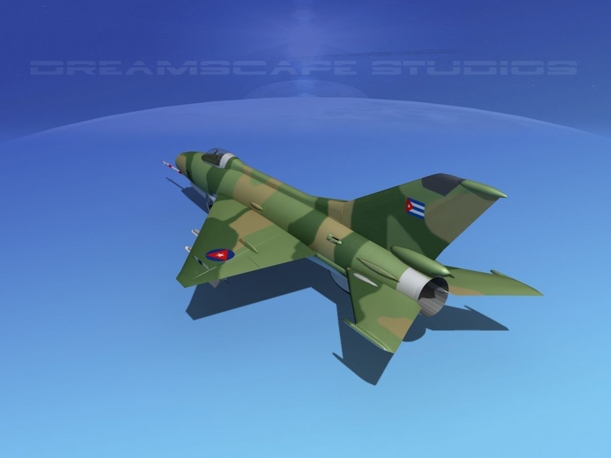 MIG-21 Fishbed V10 3D model_7