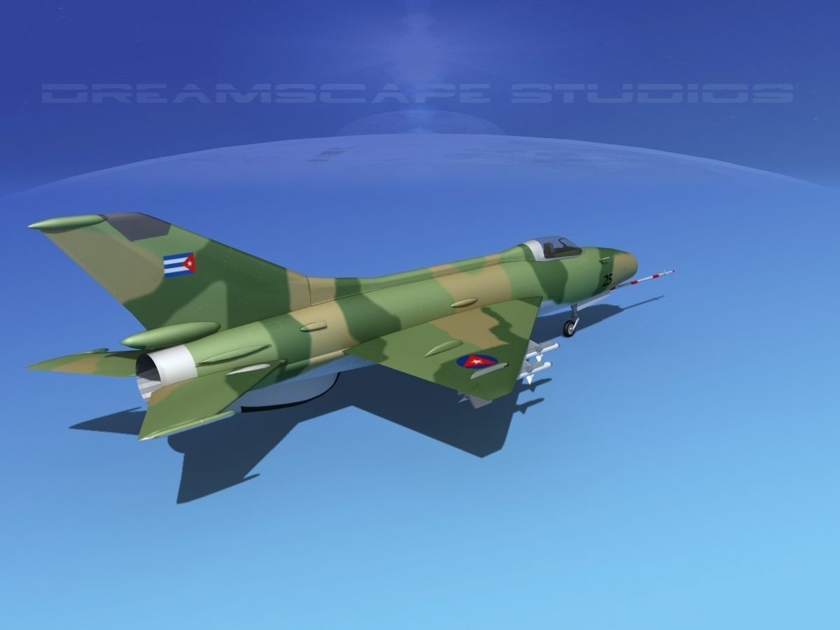 MIG-21 Fishbed V10 3D model_5