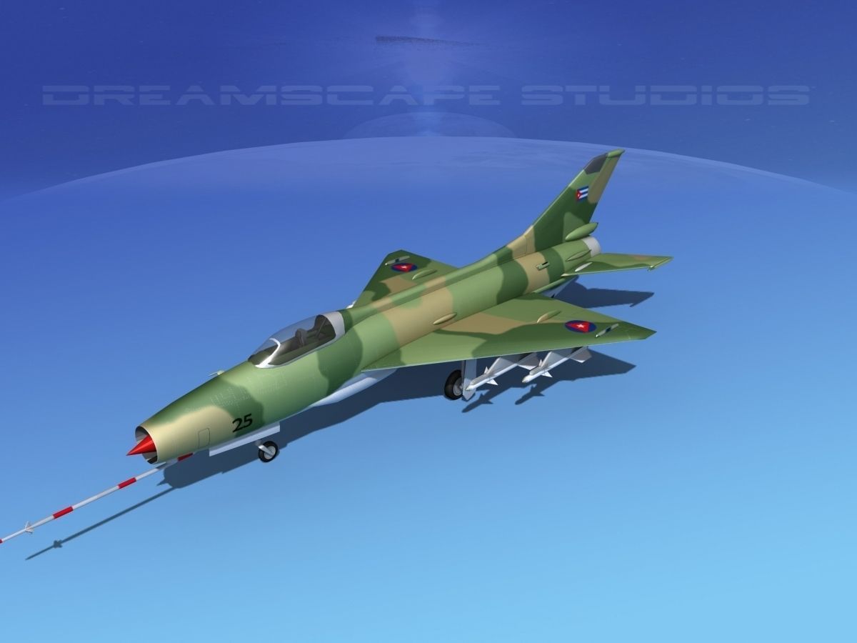 MIG-21 Fishbed V10 3D model_10