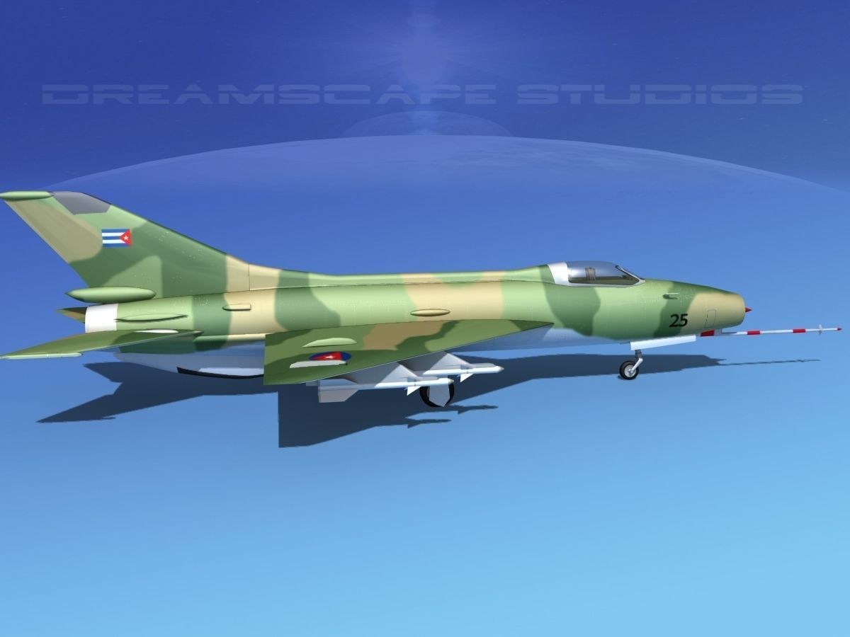 MIG-21 Fishbed V10 3D model_4