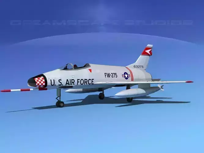 North American F-100D Super Sabre V06 USAF