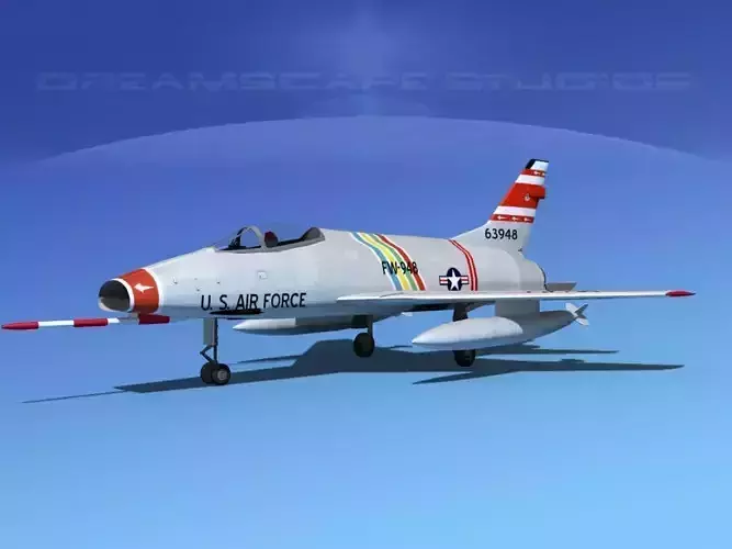 North American F-100D Super Sabre V12 USAF